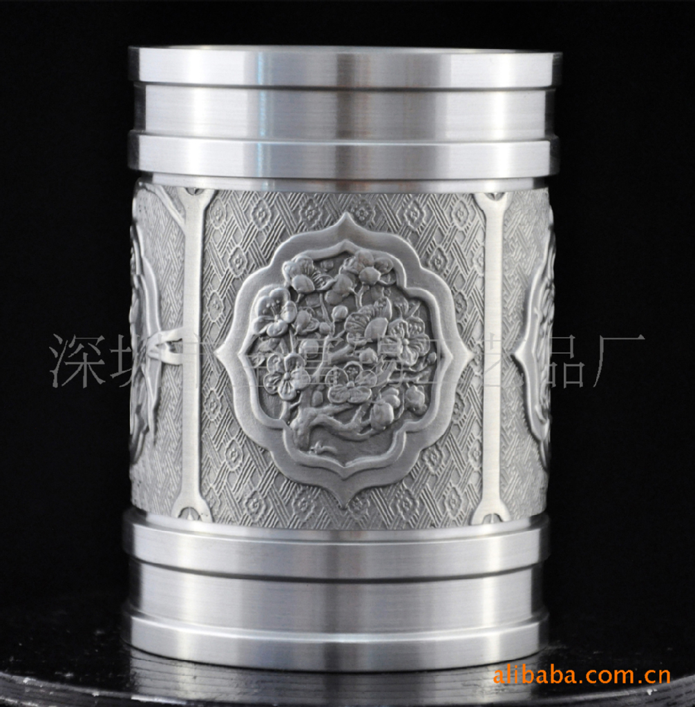 工廠(chǎng)定制純錫四季筆筒——?jiǎng)?chuàng)意會(huì)議與花卉禮品的理想之選